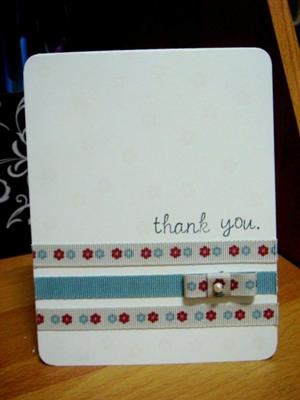 Easy-to-Make Thank You Card
