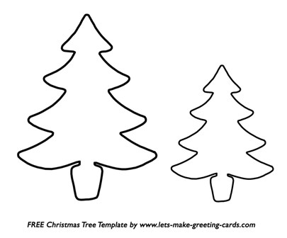 Christmas Craft Ideas on Free Christmas Tree Template  Free Christmas Card Ideas