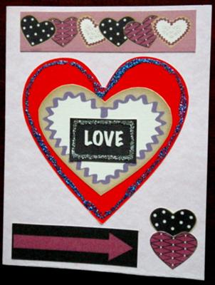 Love n Heart Handmade Card