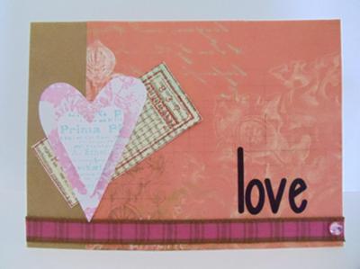 Simple Pink Love Card