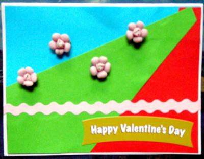 Happy Valentine's Day Handmade Card