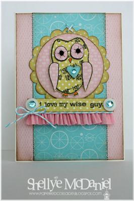 I Love My Wise Guy<br>Handmade Card by Shellye