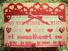 Hugs and Kisses<br>Homemade Valentine Card