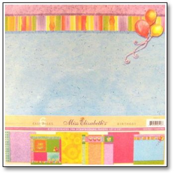patterned papers for birthday cards