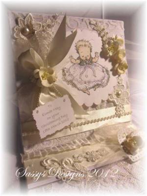 Baby Christening card