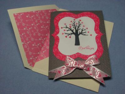 Heart Tree Valentines Day Card