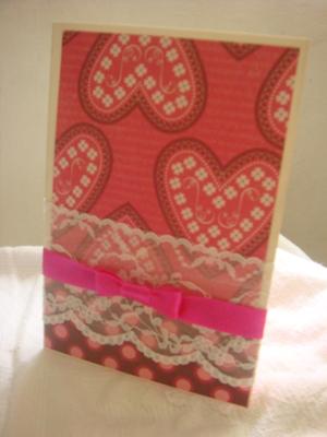 Lace-y V-day Card