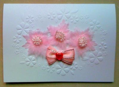 Valentine White Card