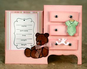 Make baby girl cards!