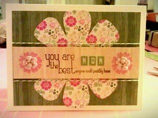 A beautiful Mothers Day card to make!