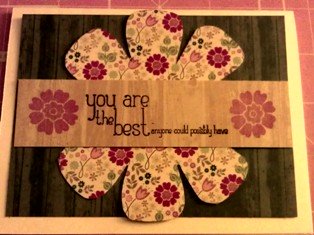 A beautiful Mothers Day card to make!