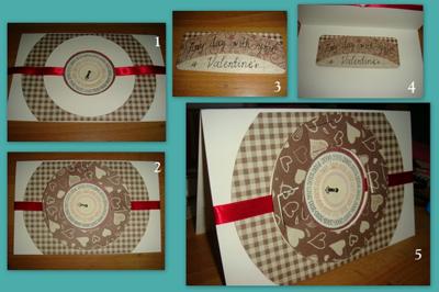 Calendar Valentines Card - Base Cardstock