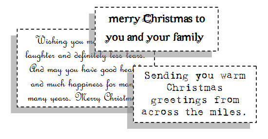 christmas card sayings