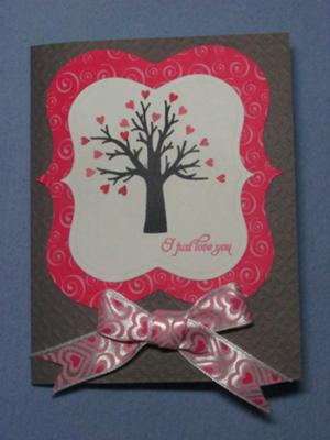 Heart Tree Valentines Day Card