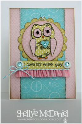 I Love My Wise Guy<br>Handmade Card by Shellye