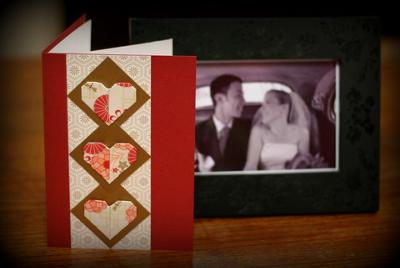 Make Your Own Valentine Card with Origami Hearts