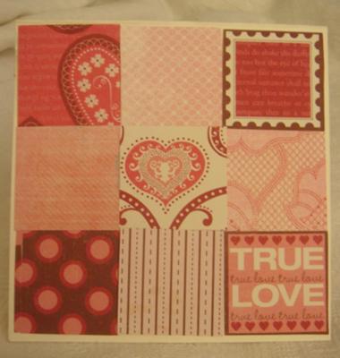 patchwork of love card