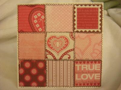 patchwork of love card